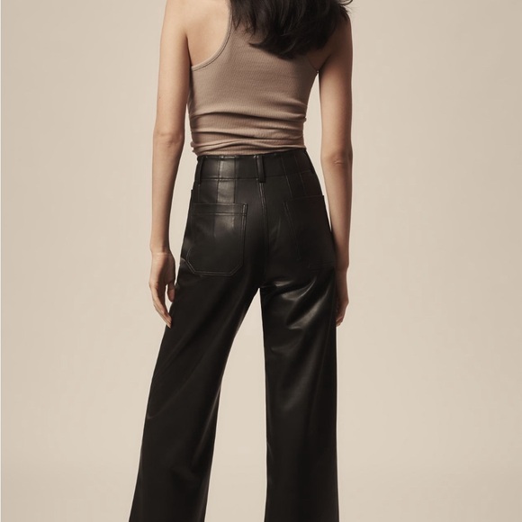 ANTHROPOLOGY Colette Cropped Wide Leg Pants by Maeve - Picture 3 of 4